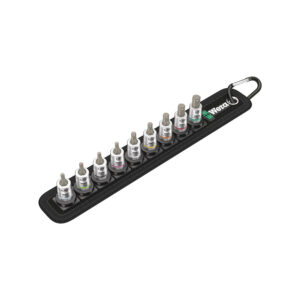 Wera 05003884001 9 Pc. Belt A Imperial 1 1/4'' Zyklop In-Hex-Plus Bit Socket Set