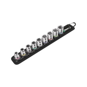 Wera 05003973001 9 Pc. Belt B 4 3/8'' Zyklop Socket Set