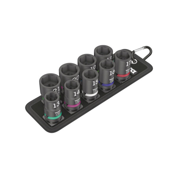 Wera 05004580001 10 Pc. Belt C 1/2'' Impaktor 1 Socket Set
