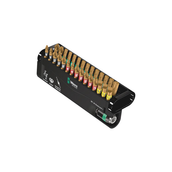 Wera 05057431001 30 Pc. Diamond 1 Bit-Check