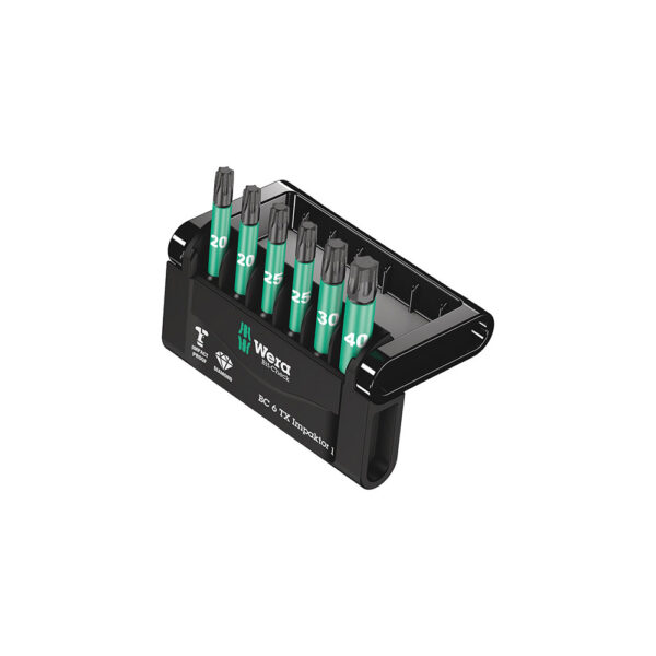 Wera 05057693001 6 Pc. TORX Impaktor 1 Bit-Check