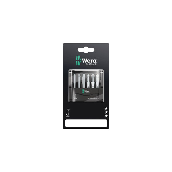 Wera 05073638001 6 Pc. Universal 2 SB Bit-Check