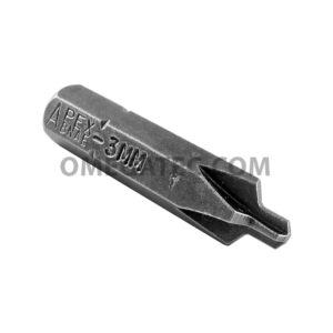 Apex BNAE-3MM B.N.A.E. 3MM Insert Bits, 1/4'' Hex Drive