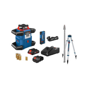 GRL4000-80CHK Bosch 18V Revolve4000 Connected Self-Leveling Horizontal Rotary laser Kit with uCAL