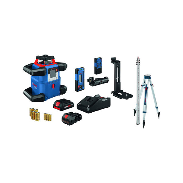 GRL4000-80CHVK Bosch 18V Revolve4000 Connected Self-Leveling Horizontal/Vertical Rotary Laser Kit with uCAL