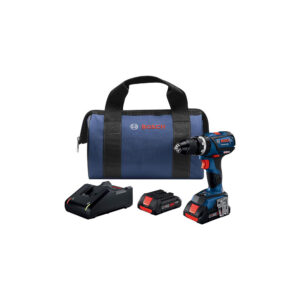GSB18V-535CB25 Bosch 18V Brushless Connected Ready Compact Tough 1/2'' Hammer Drill Driver Kit w/ (2) CORE18V 4.0 Ah Compact Batteries