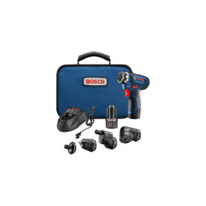GSR12V-140FCB22 Bosch 12V Max FlexiClick 5-in-1 Drill Driver Kit w/ (2) 2.0Ah Batteries