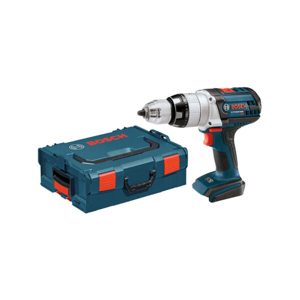 HDH181BL Bosch 18V Brute Tough Hammer Drill Driver w/ L-Boxx Carrying Case, Bare Tool