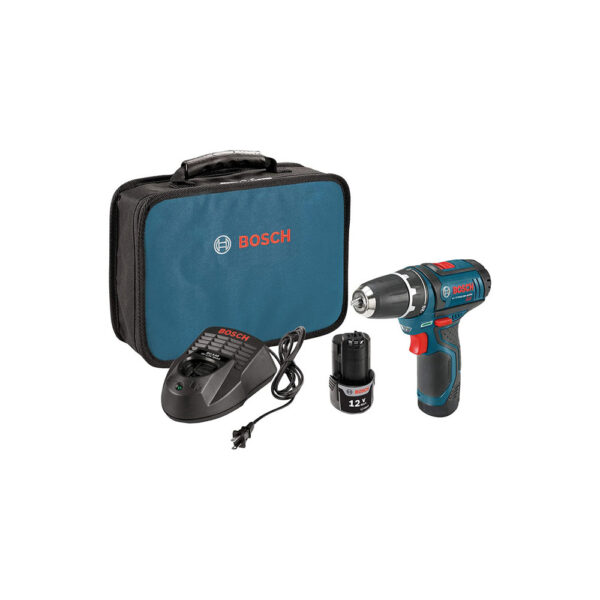 PS31-2A Bosch 12V Max 3/8'' Drill Driver Kit w/ (2) 2.0Ah Batteries