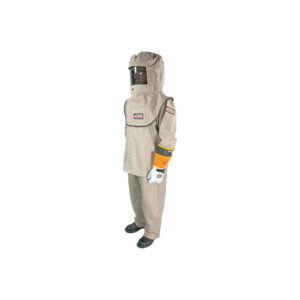 Cementex HRC4-OA-M 40 cal/cm2 Contractor Series Khaki Bib - MEDIUM