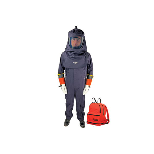 Cementex BPK-CPCA12K-5X0 12 cal/cm2 Feature Series Protera Coverall Kit in a Deluxe Backpack with Class 0 Glove Kit - 5X-LARGE