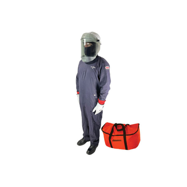 Cementex CSCAK-M00 8.3 cal/cm2 Contractor Series Coverall Kit in Standard Duffel Bag with Class 00 Glove Kit - MEDIUM