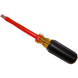 Cementex M4-CG 1/4'' Cabinet Tip Standard Steel 1000V Insulated Screwdriver