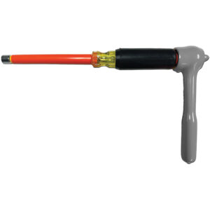 Cementex ND316CGXL-SQDR14 3/16'' DriveHandle Nut Driver, 1/4'' Square Drive