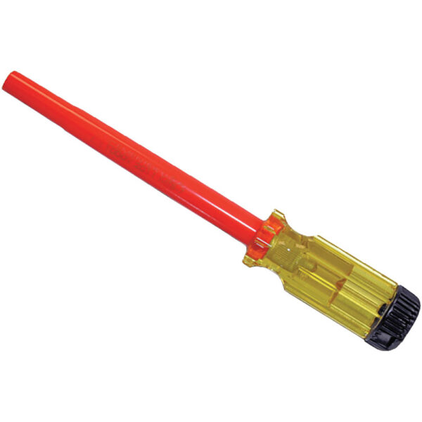 Cementex MTS-3 3'' Magnetic Tip Standard Steel 1000V Insulated Multi-Bit Screwdriver