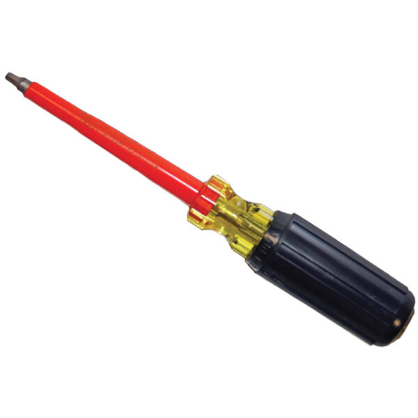 Cementex R1-4-CG #1 Robertson Tip Standard Steel 1000V Insulated Screwdriver