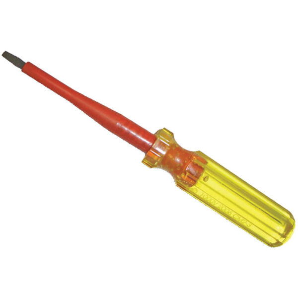Cementex M332X3 1/8'' Cabinet Tip Standard Steel 1000V Insulated Screwdriver
