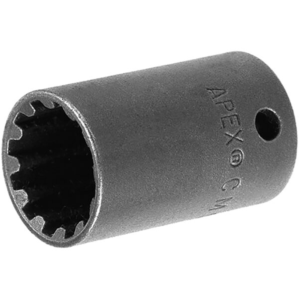 Apex CMS-3416 #16 Standard Spline Impact Socket, 3/8'' Square Drive