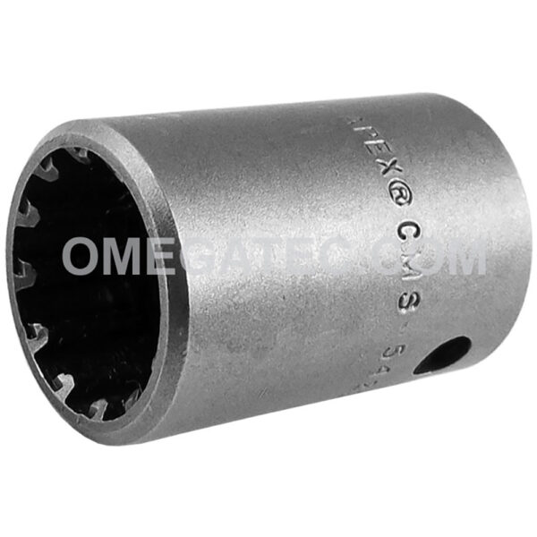 Apex CMS-5422 #22 Spline Impact Socket, 1/2'' Square Drive