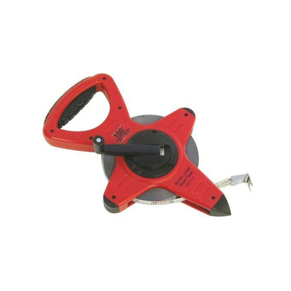 82-10080B CST/berger 82-Series 100ft One Sided Zip-Line Nylon-Clad Steel Open Reel Tape Feet/8ths (Rolatape)