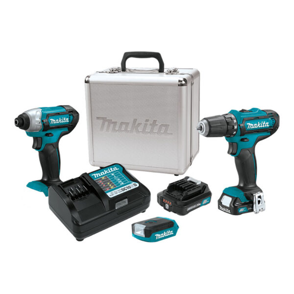CT321RX Makita 12V max CXT Lithium-Ion Cordless 3PC Combo Kit (2.0Ah)