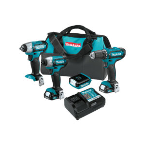 CT410 Makita 12V max CXT Lithium-Ion Cordless 4PC Combo Kit (1.5Ah)