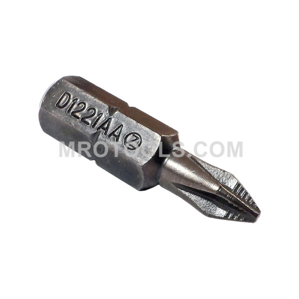 ZEPHYR D1221AAACR-B #1 Phillips Insert Bit, ACR, 1/4'' Hex Drive