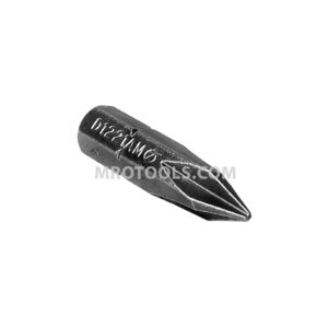 Zephyr D1221AM #1 Phillips Hex Shank Insert Bit, For Machine Screws, Milled Point, 1/4'' Hex Shank