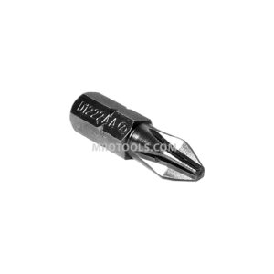 Zephyr D1222AA #2 Phillips Hex Shank Insert Bit, For Machine Screws, 1/4'' Hex Shank