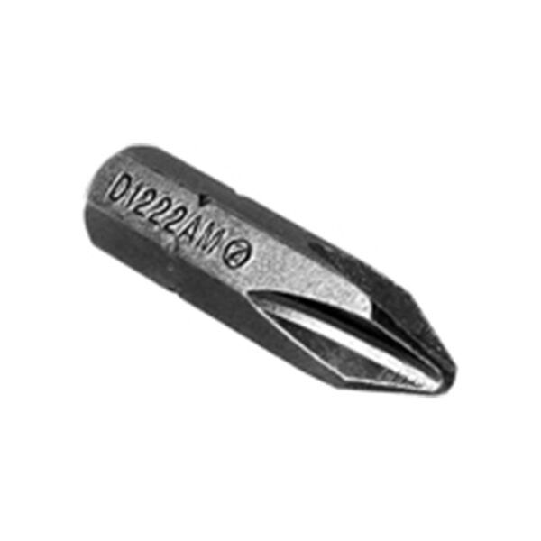 ZEPHYR D1222AMACR-B #2 Phillips Insert Bit, ACR, 1/4'' Hex Drive, Milled Bits