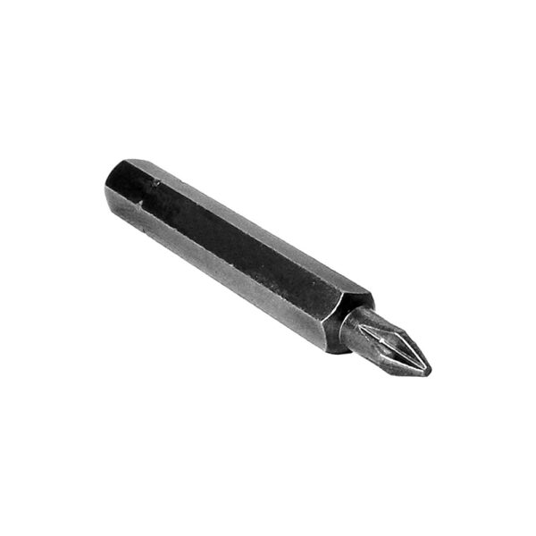 Zephyr D1222XX2 #2 Phillips Hex Shank Insert Bit, For Self Tapping Screws, 1/4'' Hex Shank