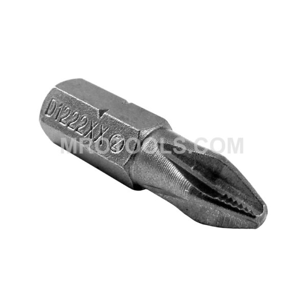 ZEPHYR D1222XXR #2 Phillips Removal Insert Bit, ACR, 1/4'' Hex Drive