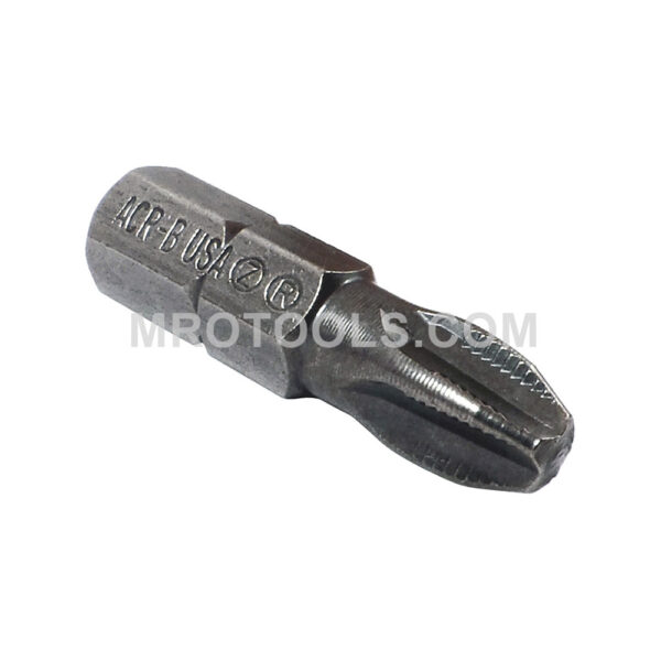 ZEPHYR D1223AAACR-B #3 Phillips Insert Bit, ACR, 1/4'' Hex Drive