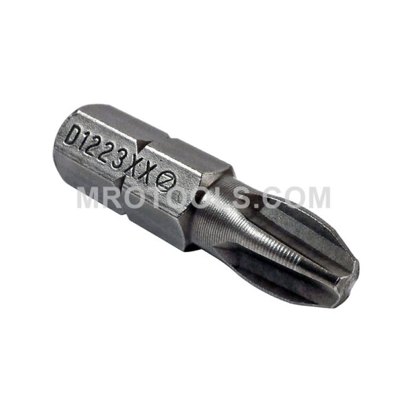 Zephyr D1223XX #3 Phillips Hex Shank Insert Bit, For Self Tapping Screws, 1/4'' Hex Shank