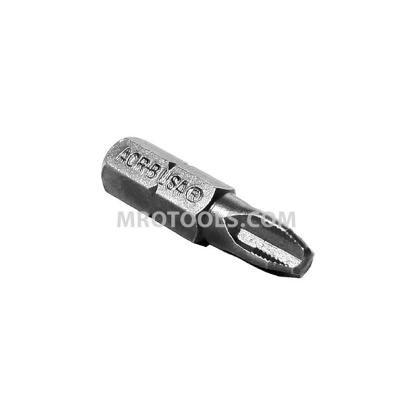 ZEPHYR D1223XXACR-B #3 Phillips Insert Bit, ACR, 1/4'' Hex Drive