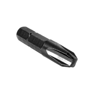 Zephyr D1224AM #4 Phillips Hex Shank Insert Bit, For Machine Screws, Milled Point, 1/4'' Hex Shank