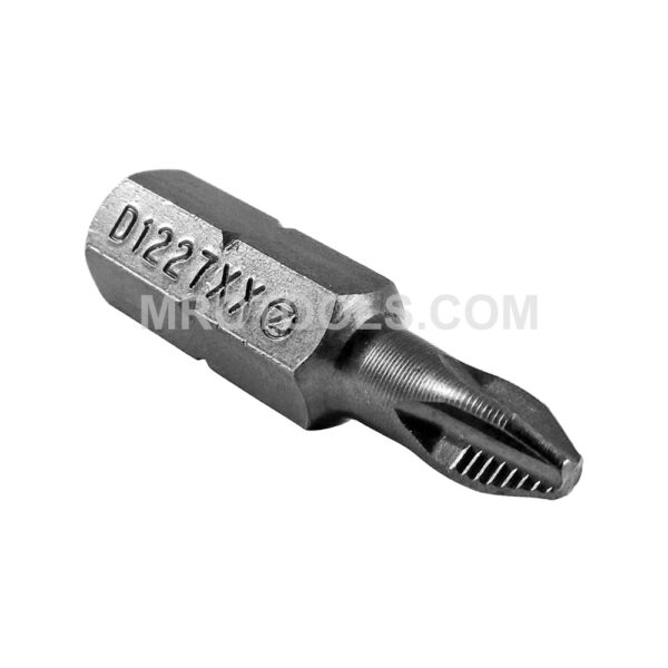 ZEPHYR D1227XXR #2 Phillips Removal Insert Bit, ACR, Reduced Nose Diameter, 1/4'' Hex Drive