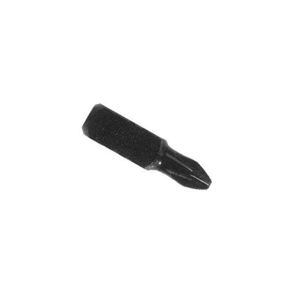 Zephyr D1252AA #2 Phillips Square Shank Insert Bit, For Machine Screws, 5/16'' Square Shank
