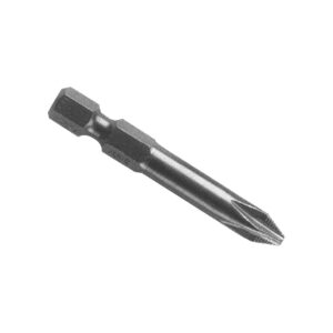 ZEPHYR E1101XXACR-B #1 Phillips Power Drive Bit, ACR, Turned Shank, For Machine Screws, 1/4'' Hex Shank