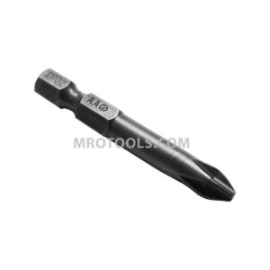ZEPHYR E1102AA #2 Phillips Power Drive Bit, For Machine Screws, 1/4'' Hex Shank