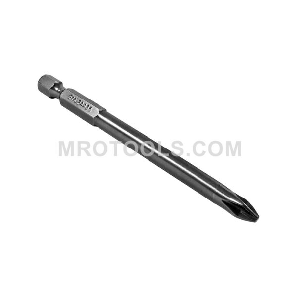 ZEPHYR E1102AA35RI #2 Phillips Installation Power Drive Bit, ACR, For Machine Screws, 1/4'' Hex Shank