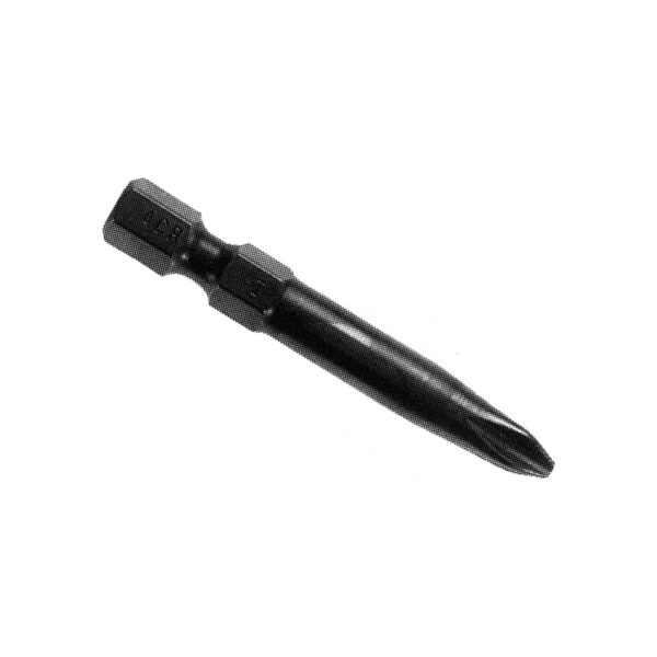 ZEPHYR E1102AAR #2 Phillips Removal Power Drive Bits, ACR, For Machine Screws, 1/4'' Hex Shank