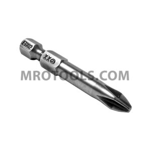 ZEPHYR E1102XX #2 Phillips Power Drive Bit, For Self Tapping Screws, 1/4'' Hex Shank