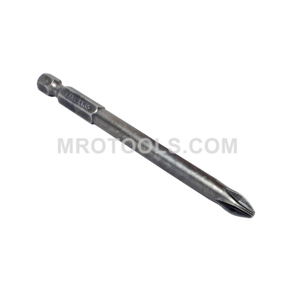 ZEPHYR E1102XX35 #2 Phillips Power Drive Bit, For Self Tapping Screws, 1/4'' Hex Shank