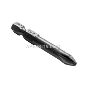 ZEPHYR E1102XXRI #2 Phillips Installation Power Drive Bit, ACR, For Self-Tapping Screws, 1/4'' Hex Shank