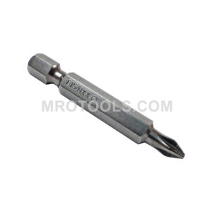 ZEPHYR E1541XXACR-B #1 Phillips Power Drive Bit, ACR, Full Hex Shank, For Machine Screws, 1/4'' Hex Shank
