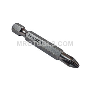 ZEPHYR E1542XX #2 Phillips Power Drive Bit, For Self Tapping Screws, 1/4'' Full Body Hex Shank