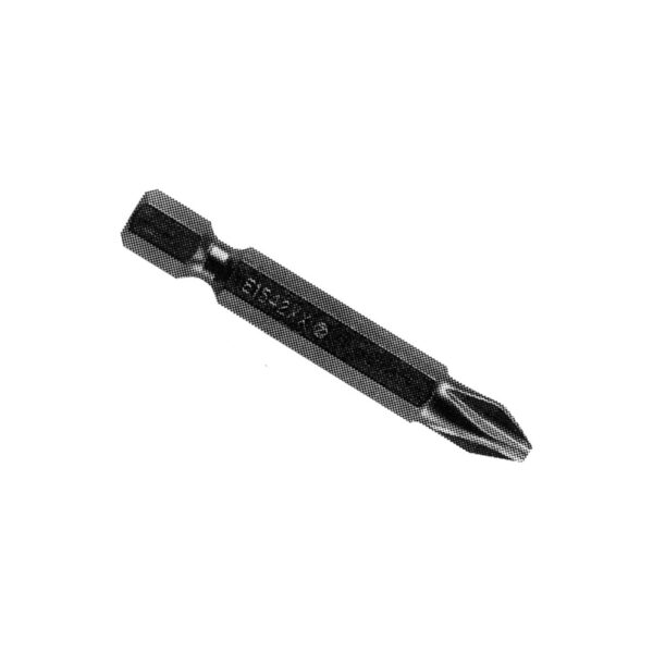 ZEPHYR E1543XX #3 Phillips Power Drive Bit, For Self Tapping Screws, 1/4'' Full Body Hex Shank