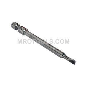 ZEPHYR E3100A3 3F-4R Slotted Power Drive Bit, For Machine Screws, 1/4'' Reduced Hex Shank