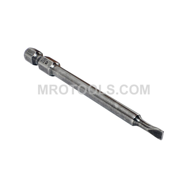 ZEPHYR E3100A3 3F-4R Slotted Power Drive Bit, For Machine Screws, 1/4'' Reduced Hex Shank